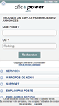 Mobile Screenshot of clicandpower.fr